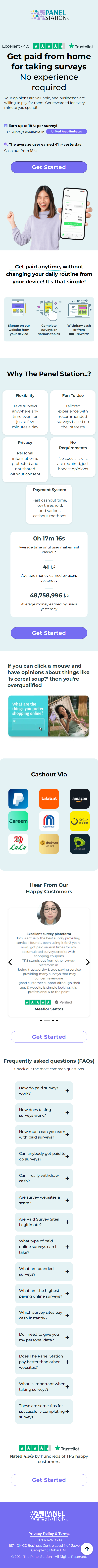 After Landing Page